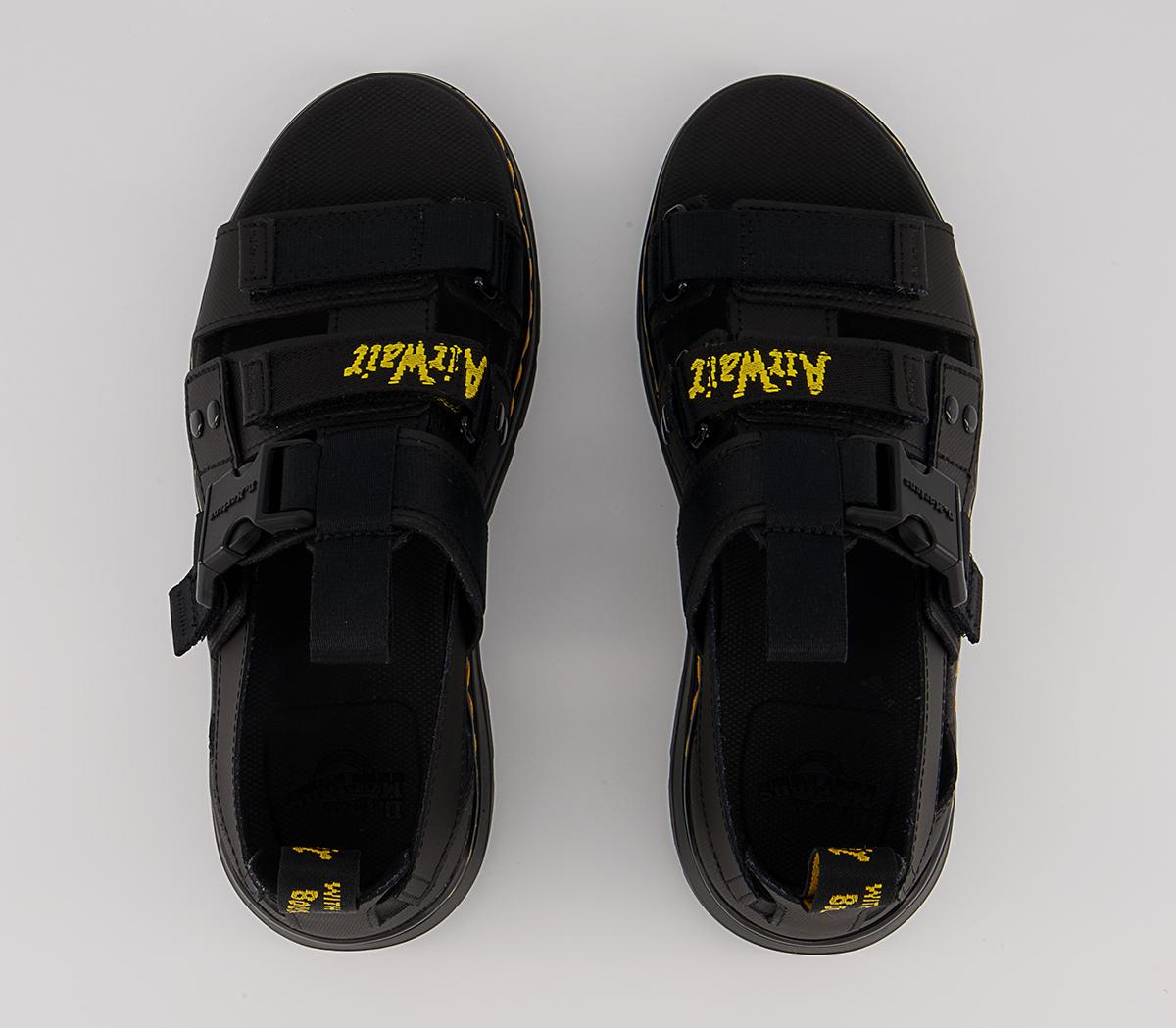 Dr. Martens Pearson Sandals Dr. Martens Pearson Sandals Black Element Black Webbing