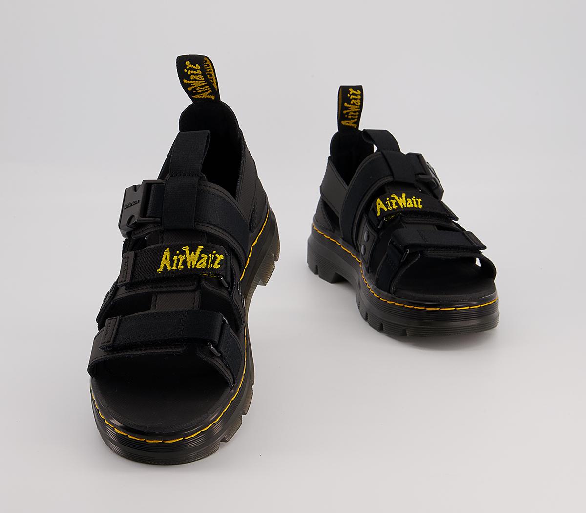 Dr. Martens Pearson Sandals Dr. Martens Pearson Sandals Black Element Black Webbing