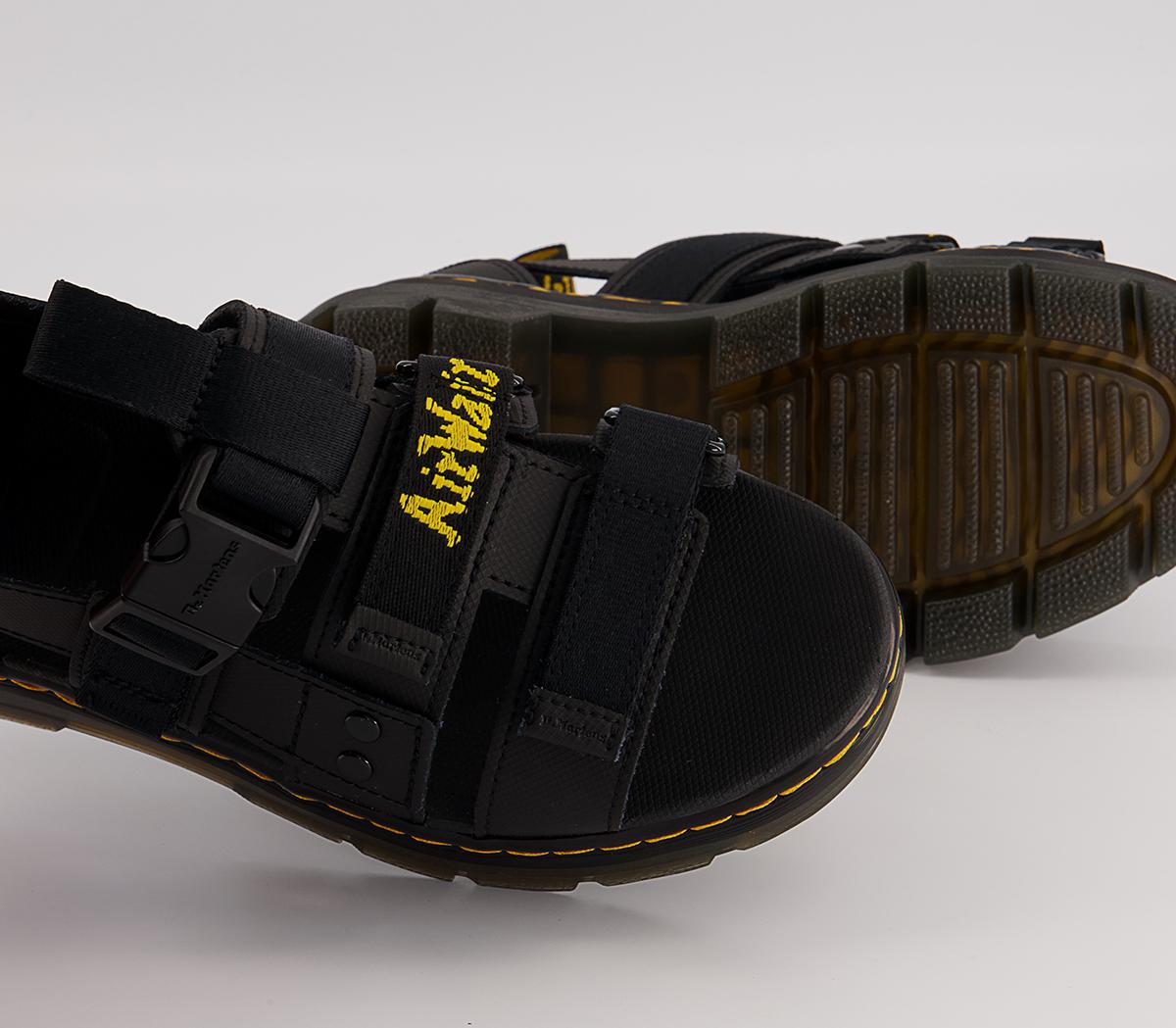 Dr. Martens Pearson Sandals Dr. Martens Pearson Sandals Black Element Black Webbing