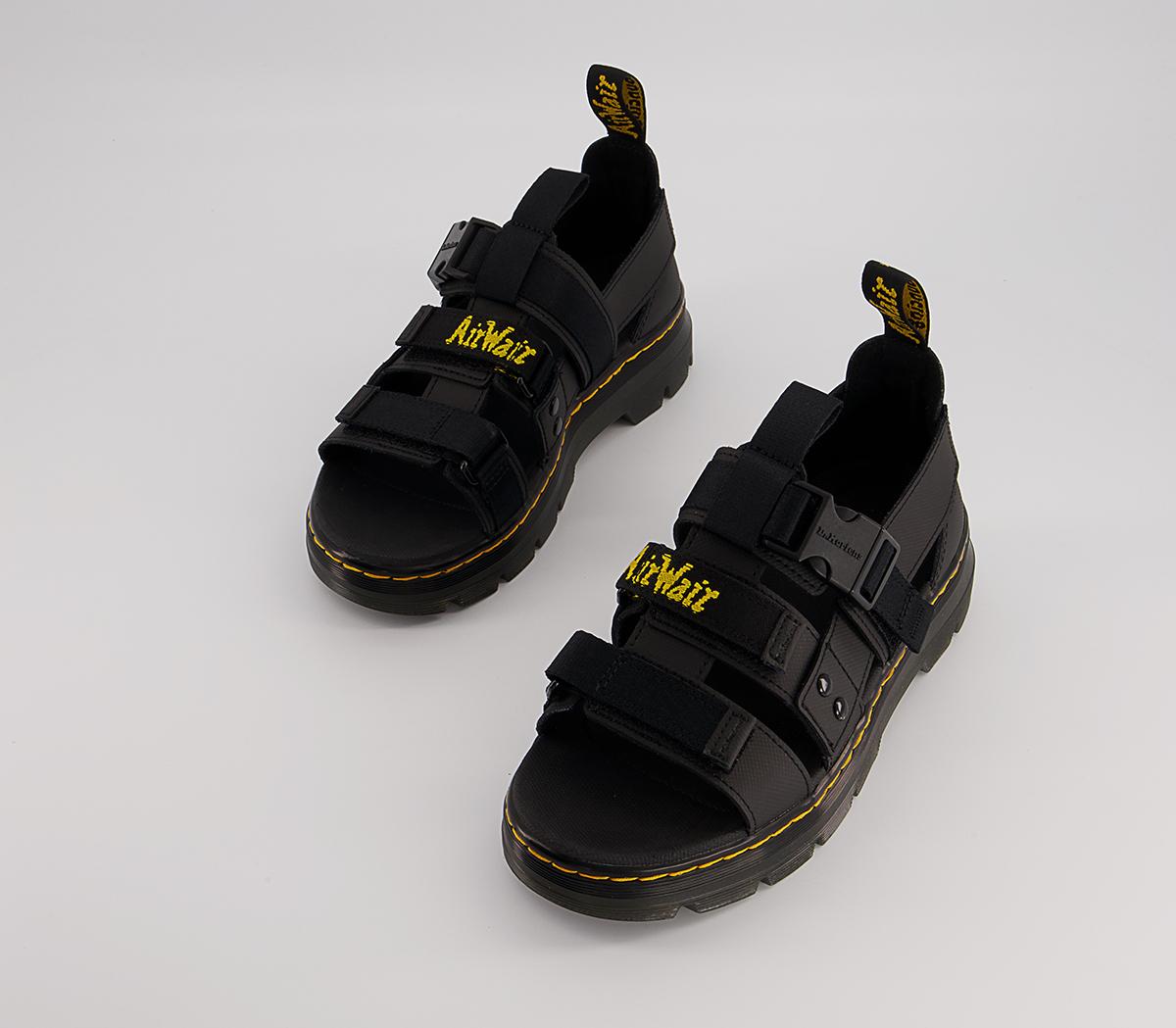 Dr. Martens Pearson Sandals Dr. Martens Pearson Sandals Black Element Black Webbing