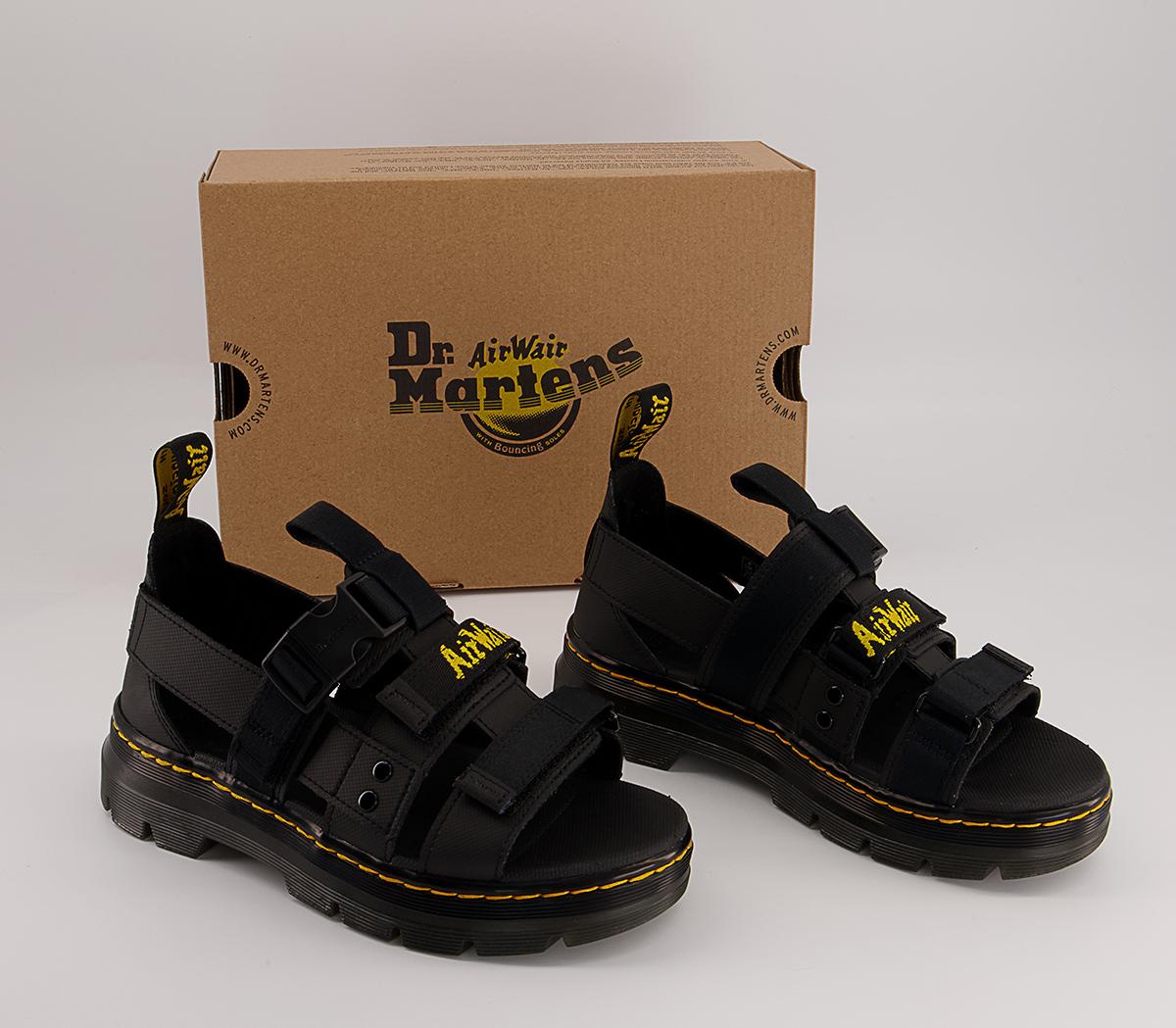 Dr. Martens Pearson Sandals Dr. Martens Pearson Sandals Black Element Black Webbing