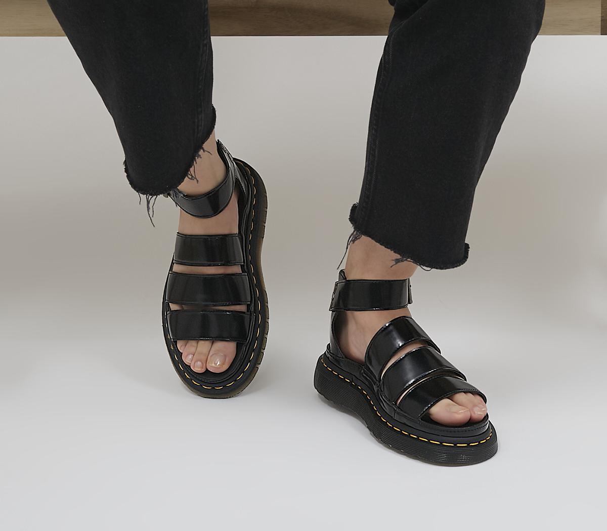 Dr martens clarissa sandal on sale black