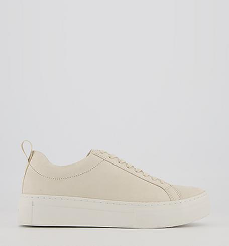 Vagabond Shoemakers Zoe Platform Trainers Off White