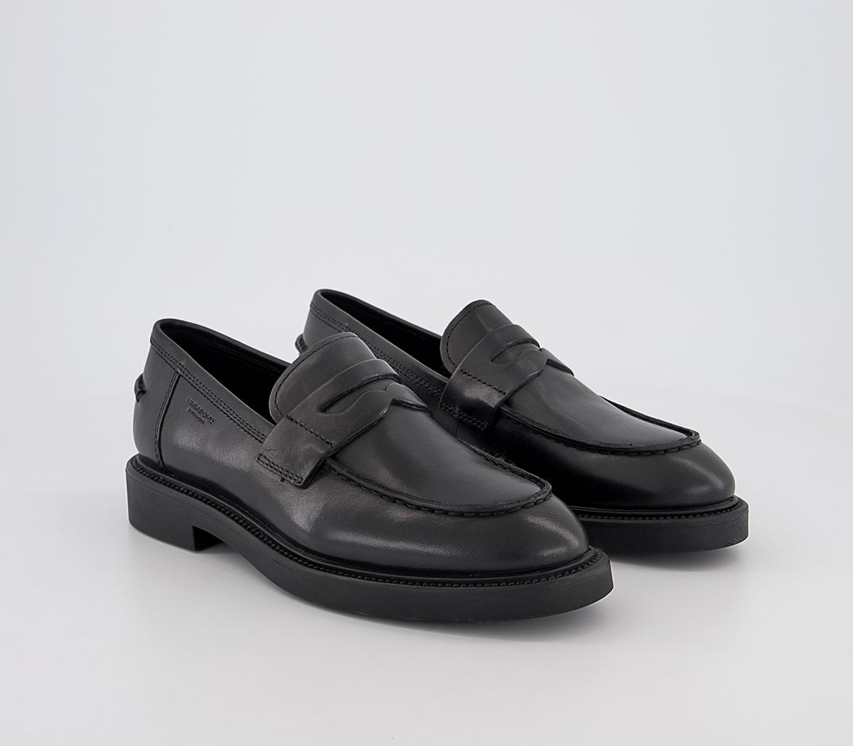 Vagabond Shoemakers Alex W Loafers Black Leather - Flat Shoes for Women
