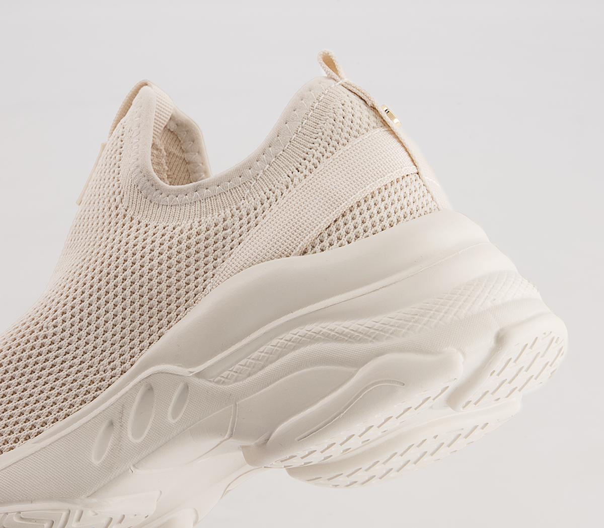 Office Flipper Knitted Slip On Chunky Trainers Office Flipper Knitted Slip On Chunky Trainers Off White