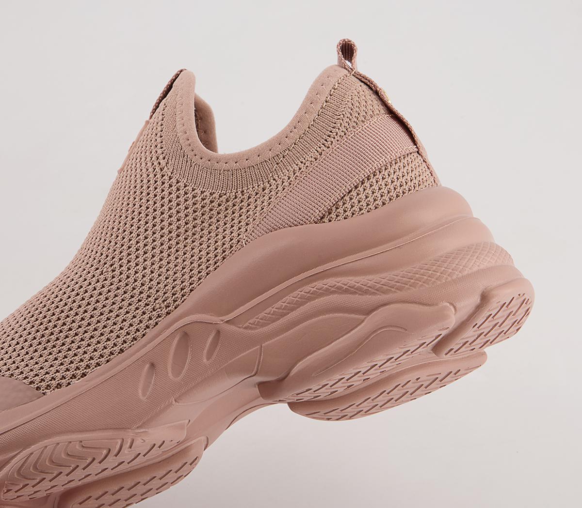 Office Flipper Knitted Slip On Chunky Trainers Office Flipper Knitted Slip On Chunky Trainers Nude Knit