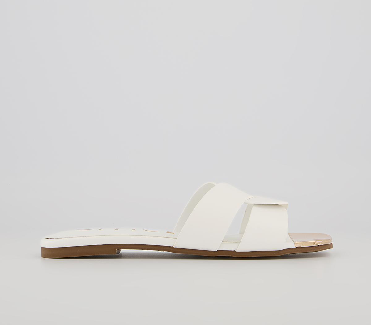 White leather hot sale mules uk