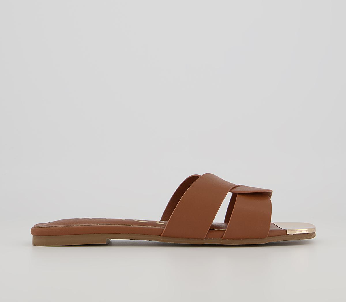 Tan leather clearance mules uk