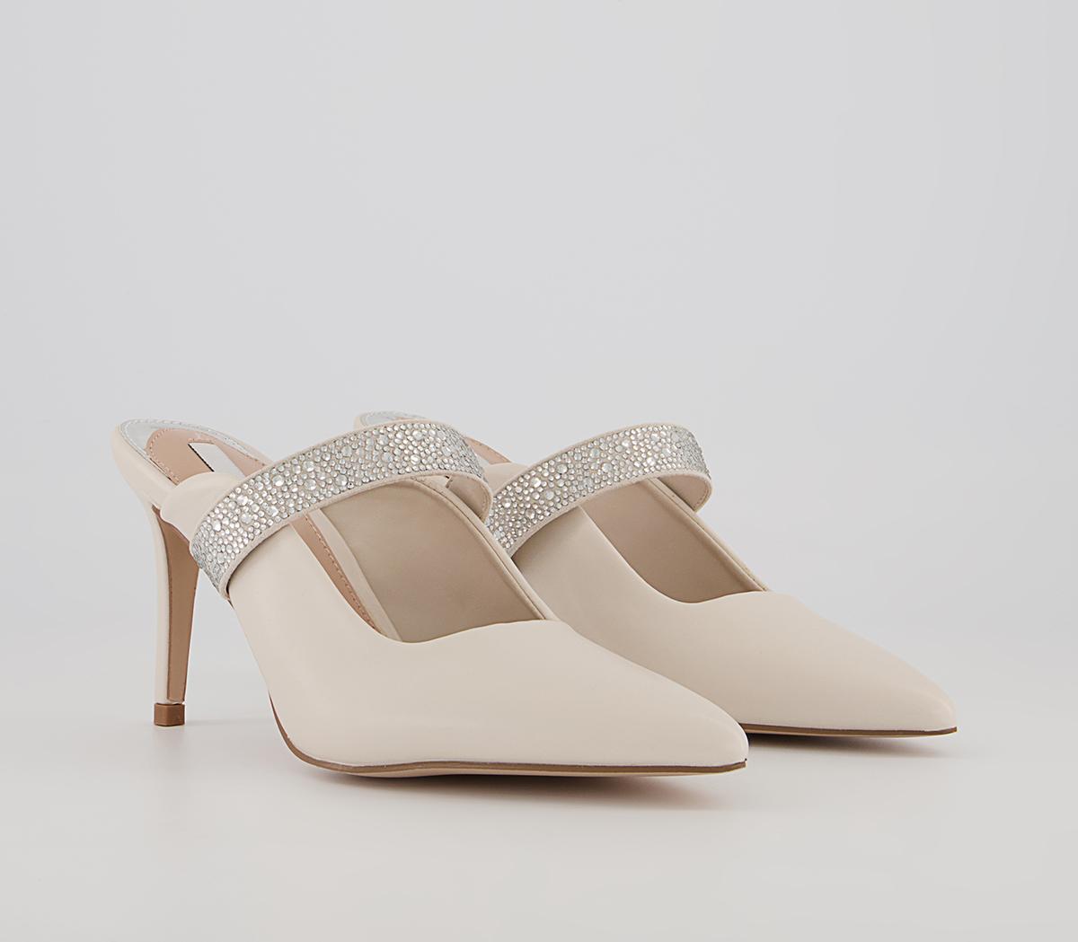 OFFICEMelon Embellished MulesOff White