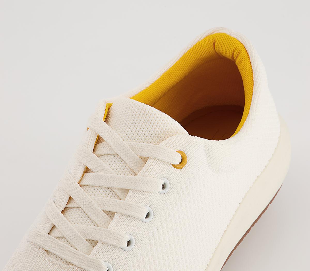 Office Callow Knitted Wedge Sneakers Office Callow Knitted Wedge Sneakers White