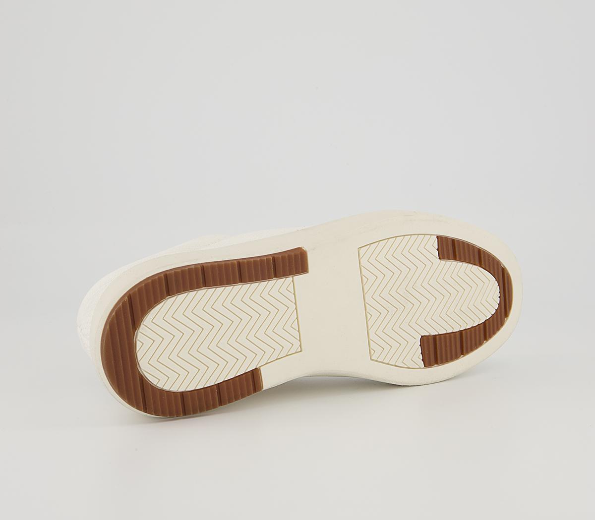 Office Callow Knitted Wedge Sneakers Office Callow Knitted Wedge Sneakers White