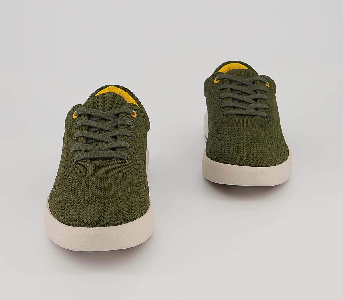 Office Callow Knitted Wedge Sneakers Office Callow Knitted Wedge Sneakers Khaki