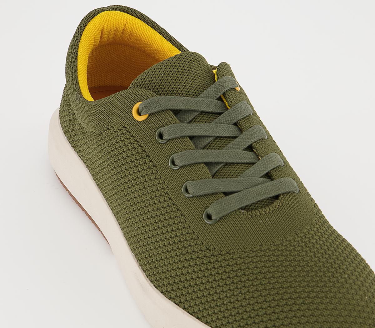 Office Callow Knitted Wedge Sneakers Office Callow Knitted Wedge Sneakers Khaki