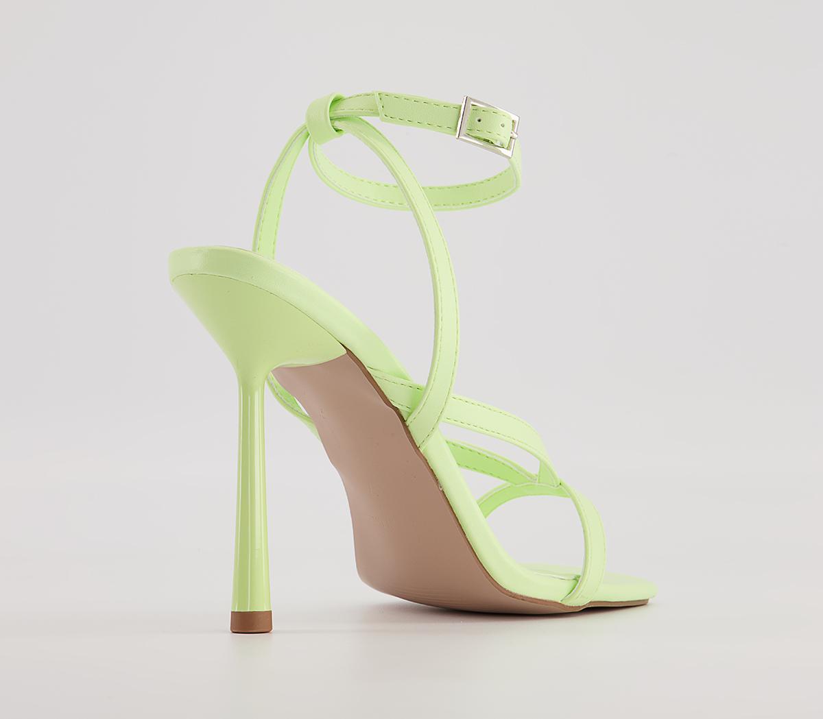 Office Humid High Strippy High Sandals Office Humid High Strippy High Sandals Lime