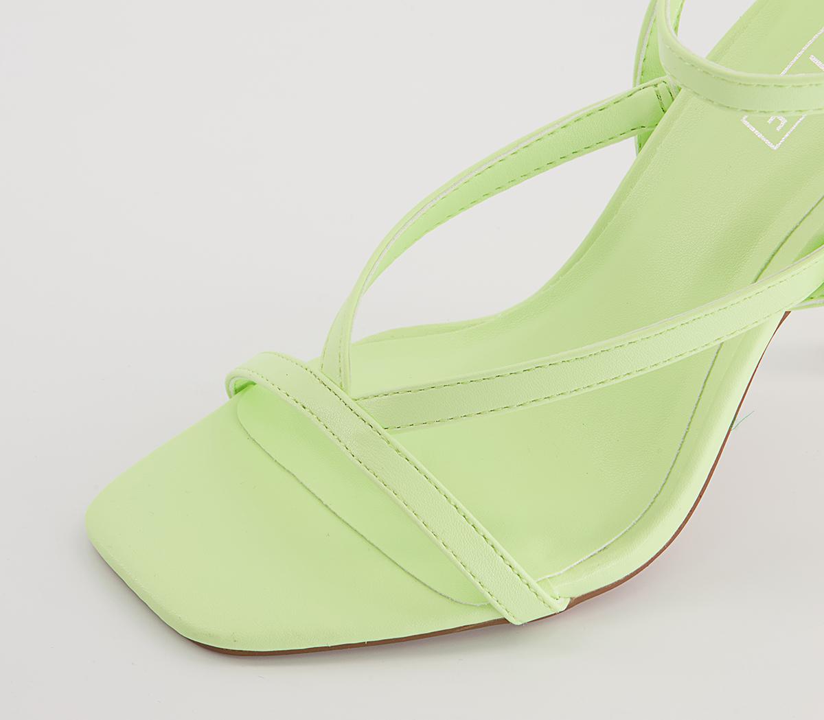 Office Humid High Strippy High Sandals Office Humid High Strippy High Sandals Lime