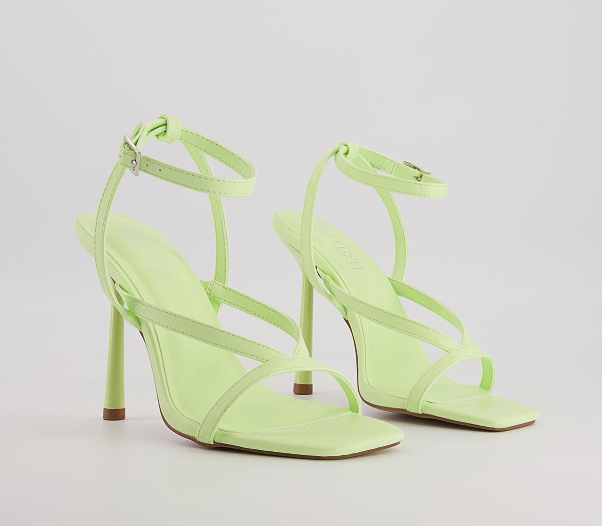 Office Humid High Strippy High Sandals Office Humid High Strippy High Sandals Lime