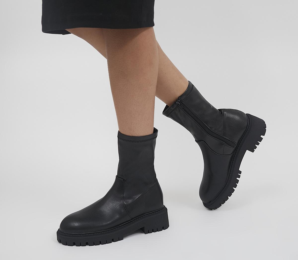 OFFICEAnnabella Chunky Stretch Sock BootsBlack