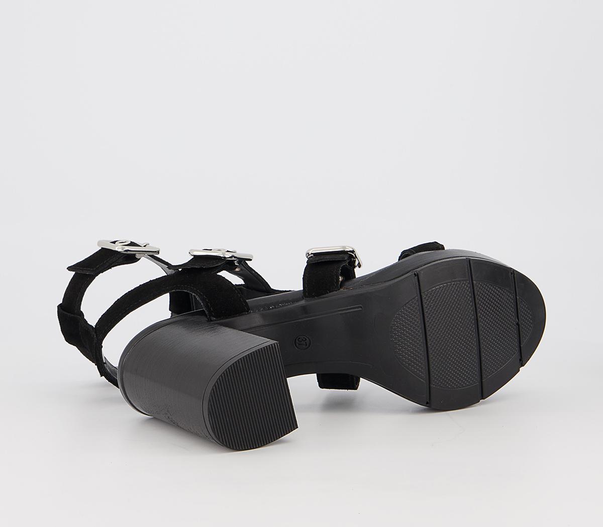 Office Marlowe Suede Gladiator Heels Office Marlowe Suede Gladiator Heels Black Suede