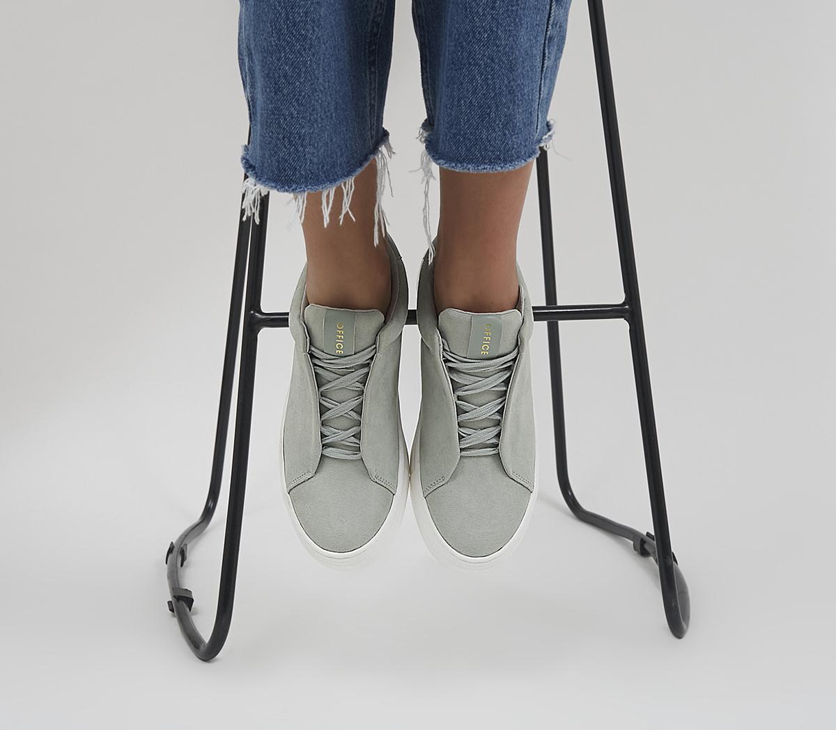 OfficeFilm Lace Up Flatform Trainers OfficeFilm Lace Up Flatform TrainersSage Micro