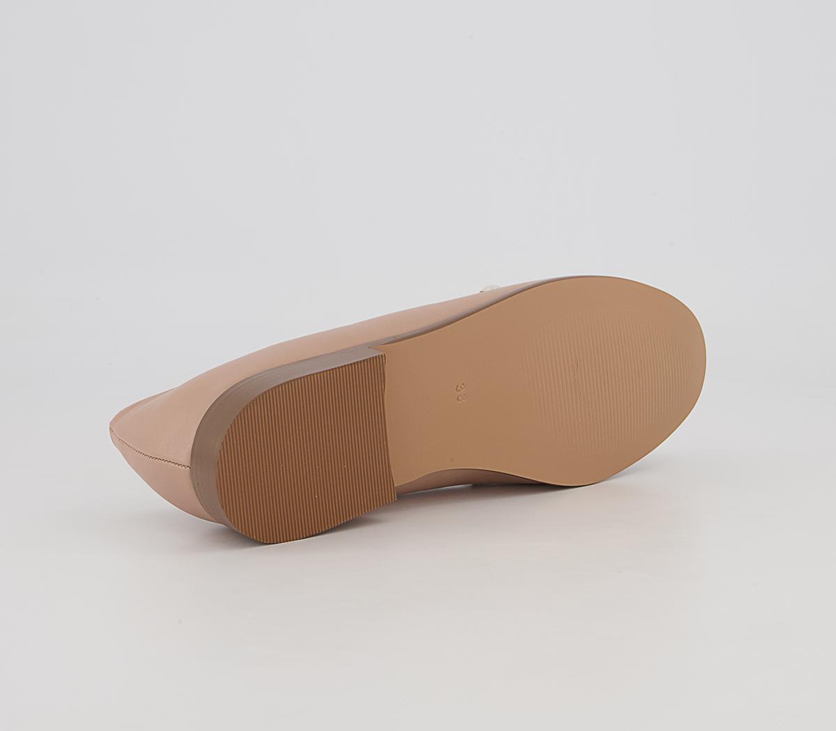 Office Fliss Trim Loafers Office Fliss Trim Loafers Nude With Pearls