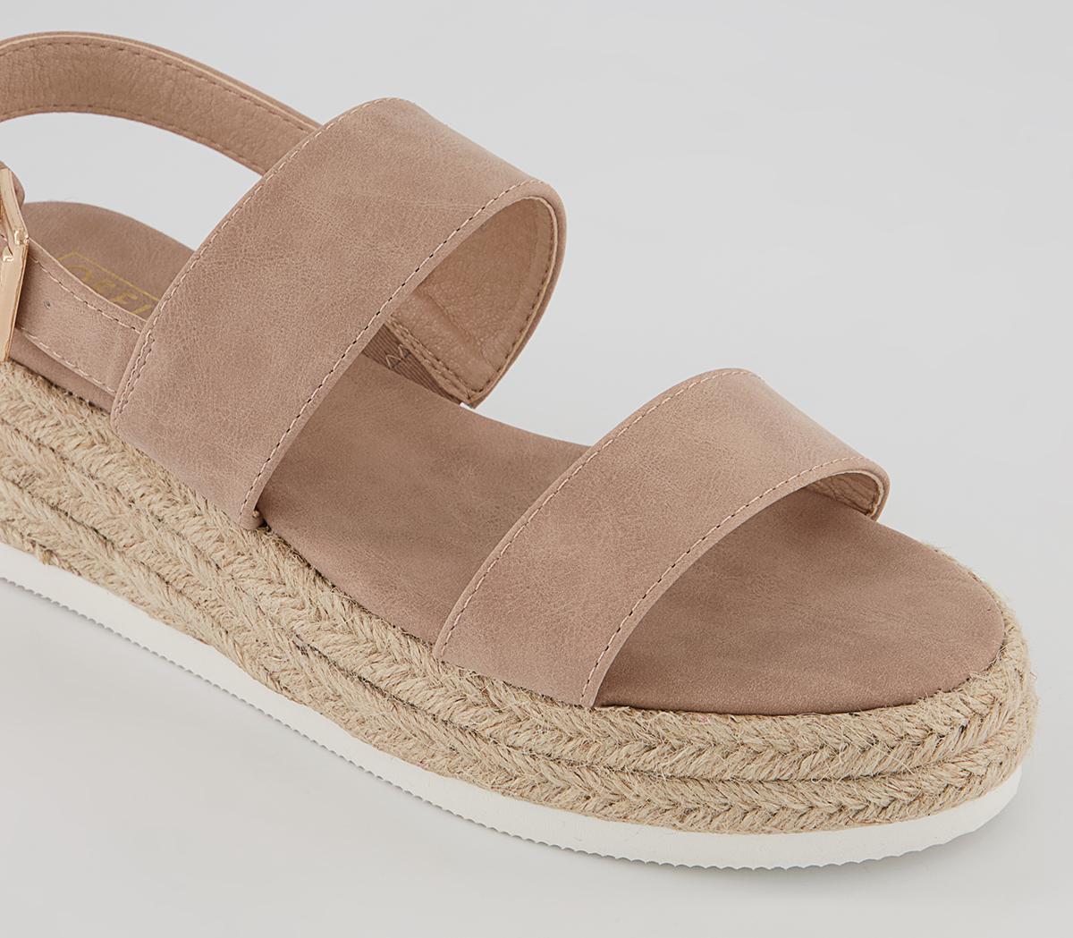 Office Millie Buckle Espadrilles Office Millie Buckle Espadrilles Nude