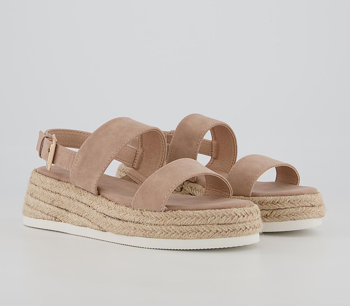 Office Millie Buckle Espadrilles Office Millie Buckle Espadrilles Nude