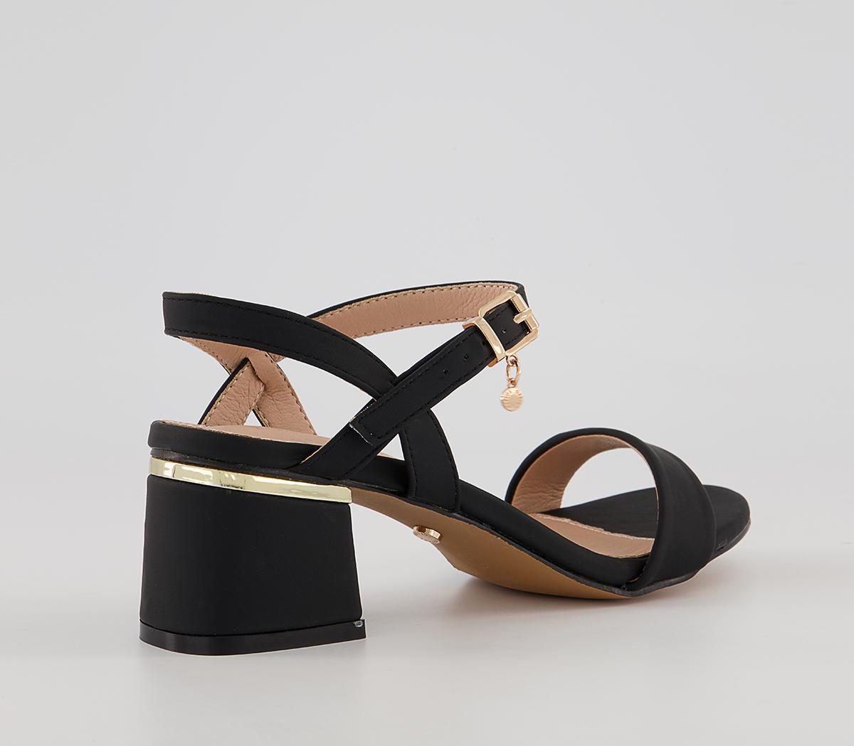 OFFICE Mckenna Two Part Sandals OFFICE Mckenna Two Part Sandals Black