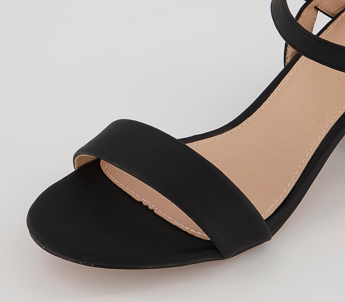OFFICE Mckenna Two Part Sandals OFFICE Mckenna Two Part Sandals Black