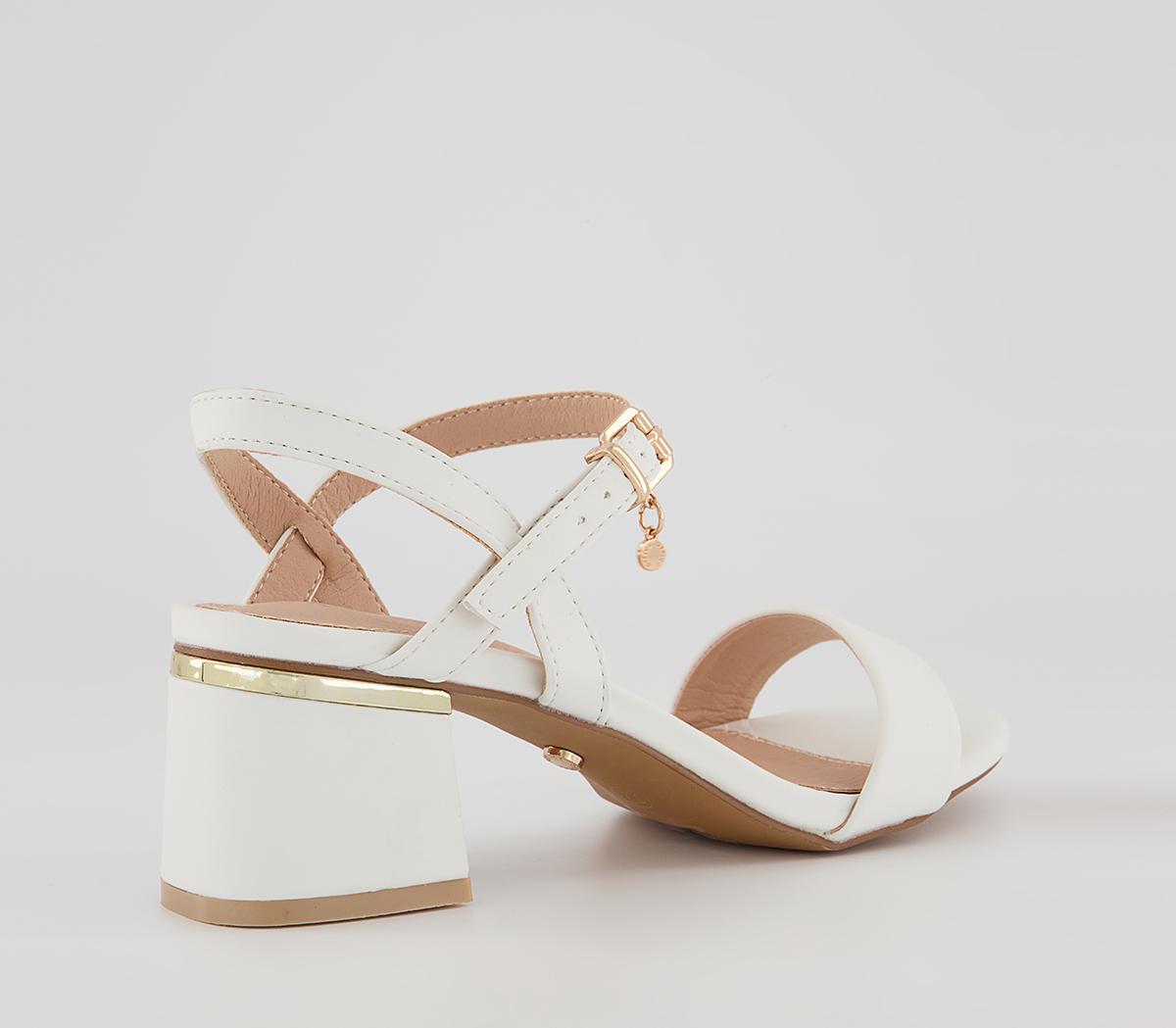 Office Mckenna Two Part Sandals Office Mckenna Two Part Sandals White