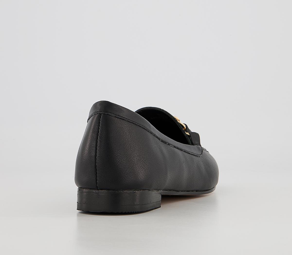 Office Fides Chain Loafers Office Fides Chain Loafers Black Leather