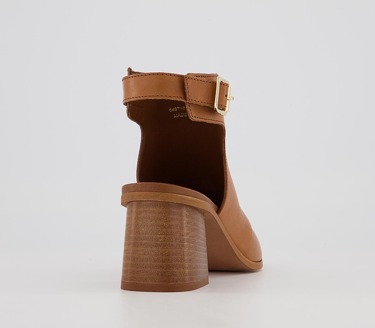 Office Mosey High Front Shoe Boots Office Mosey High Front Shoe Boots Tan Leather
