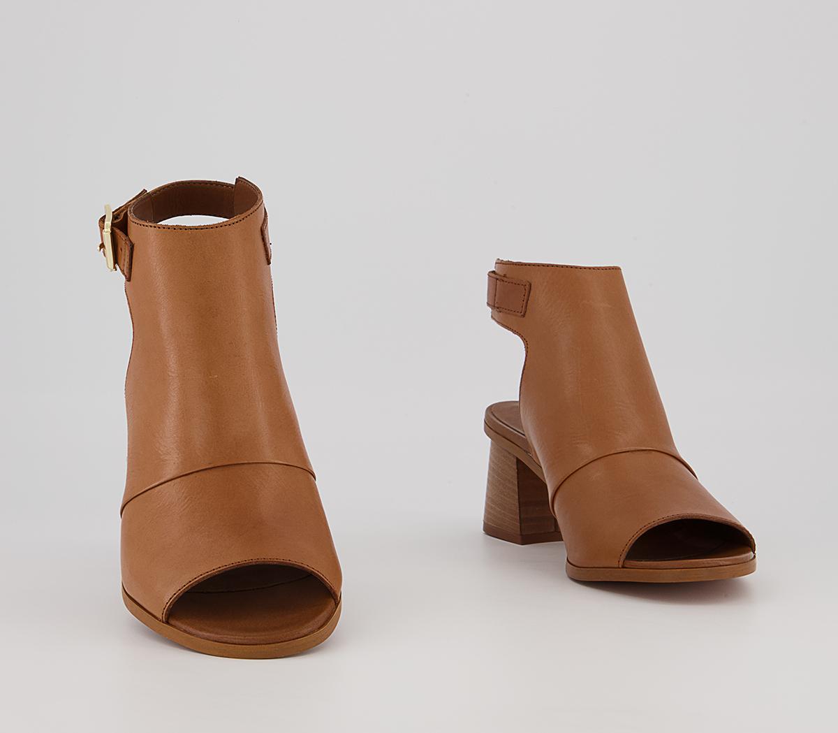 Office Mosey High Front Shoe Boots Office Mosey High Front Shoe Boots Tan Leather