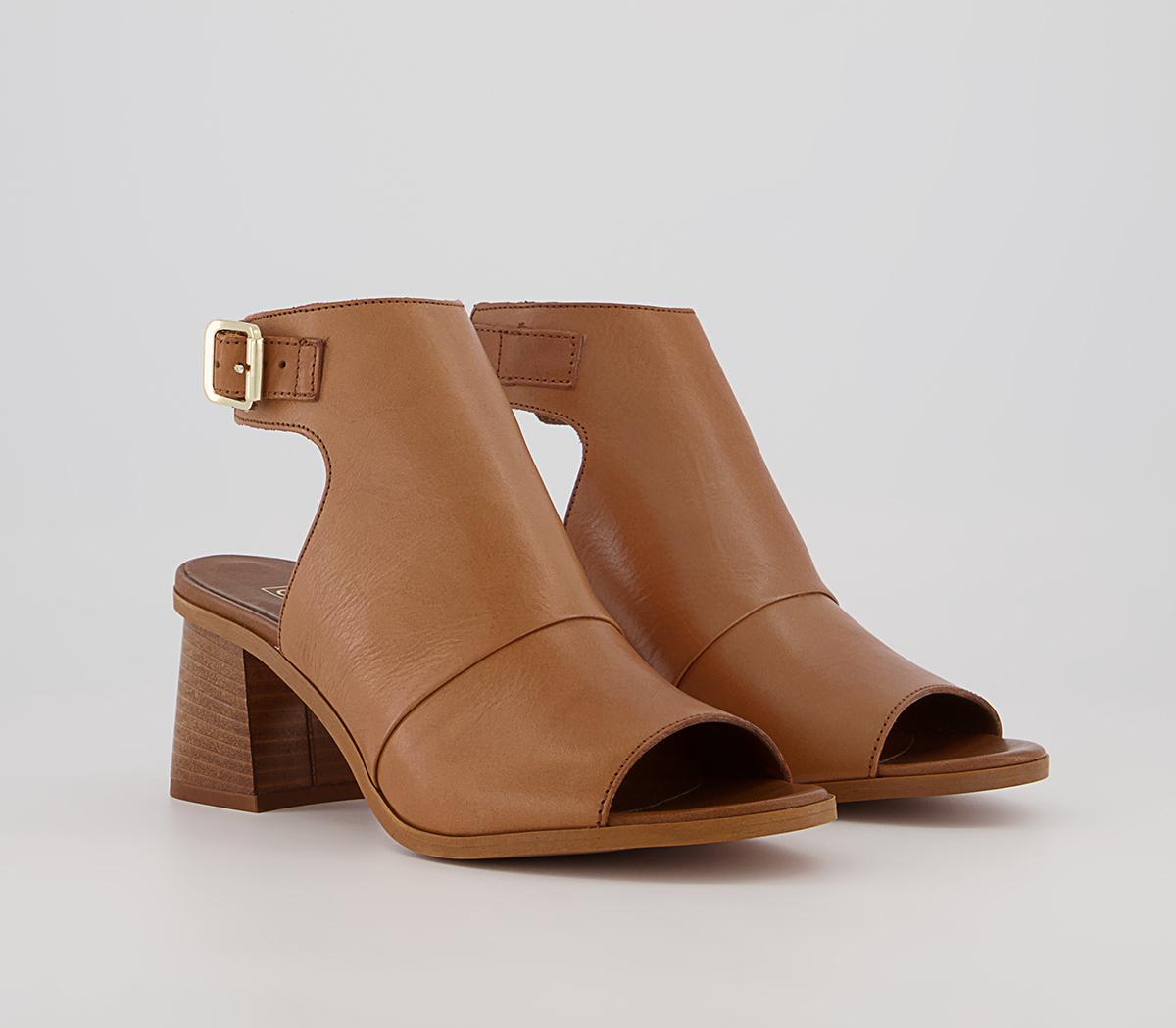 Office Mosey High Front Shoe Boots Office Mosey High Front Shoe Boots Tan Leather