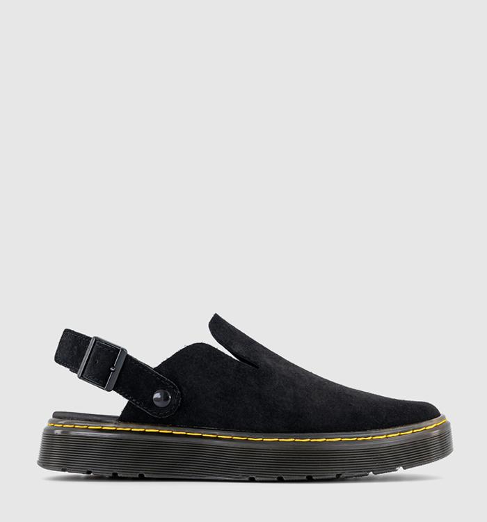 Dr. Martens Carlson Mules Black Eh Suede Mb