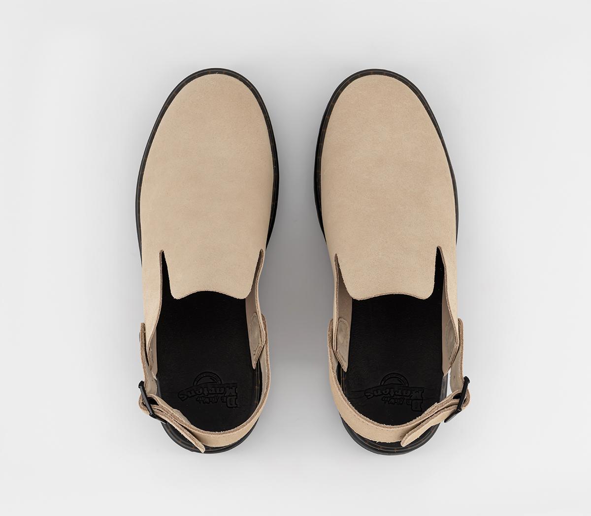 Dr. MartensCarlson Mules Warm Sand Eh Suede Mb