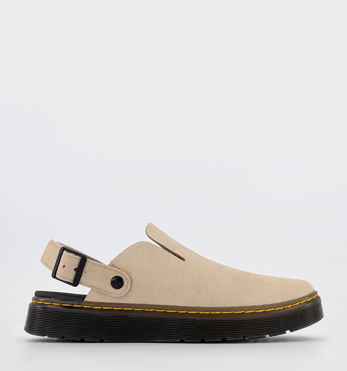 Dr. Martens Carlson Mules Warm Sand Eh Suede Mb