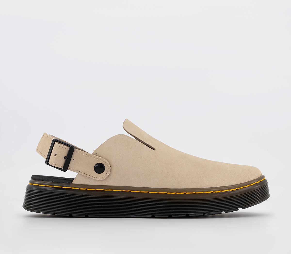 Dr. Martens Carlson Mules Warm Sand Eh Suede Mb - Men's Casual Shoes