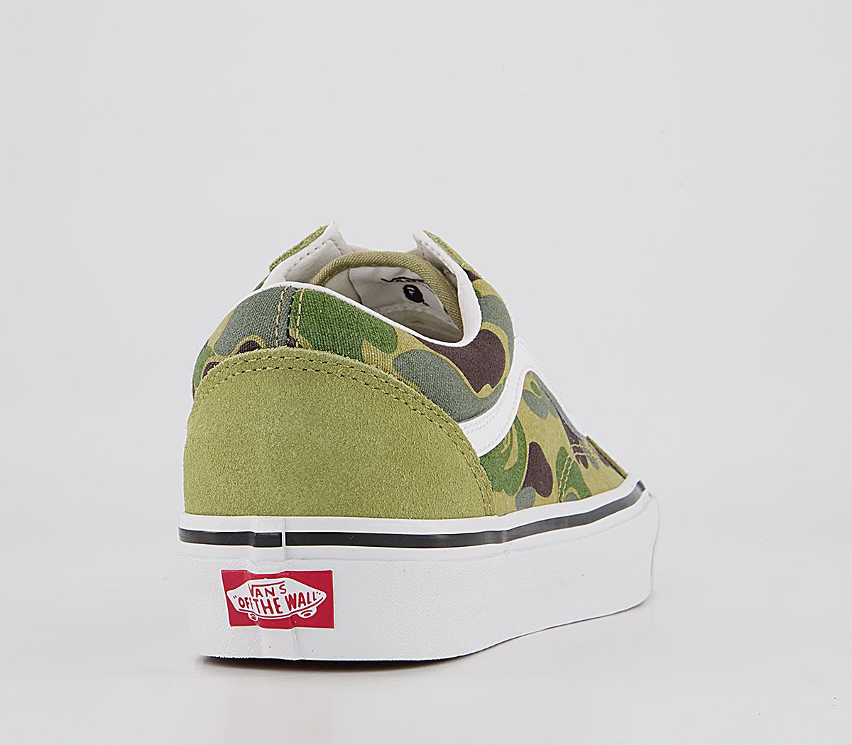 Vans Vault Bape X Vans Old Skool Dx Trainers Vans Vault Bape X Vans Old Skool Dx Trainers Abc Camogreen
