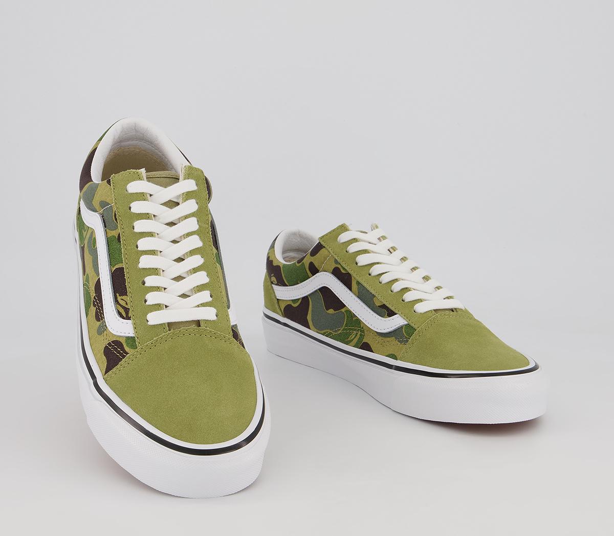 Vans Vault Bape X Vans Old Skool Dx Trainers Vans Vault Bape X Vans Old Skool Dx Trainers Abc Camogreen