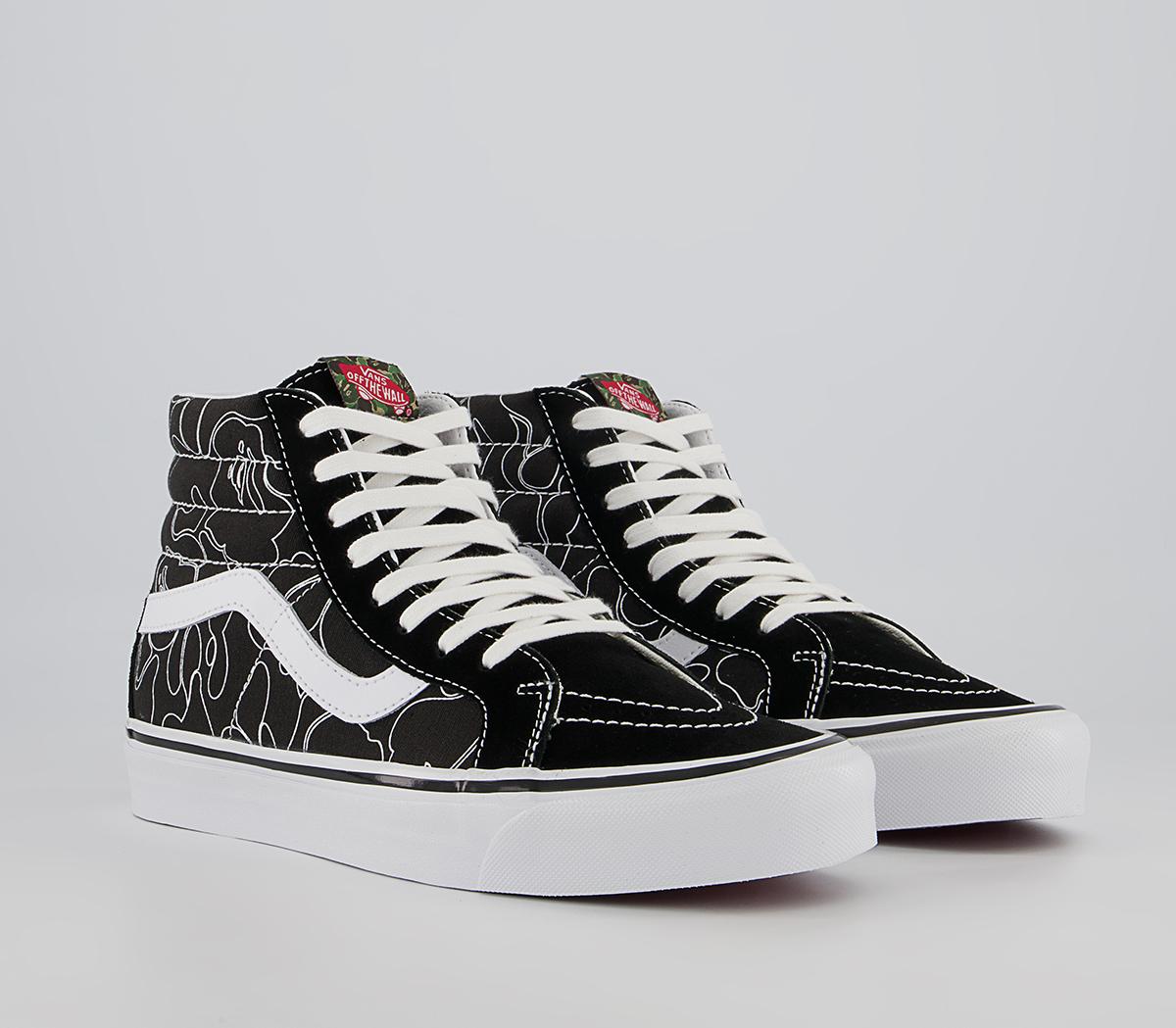 Vans Vault Bape X Vans Sk8 Hi 38 Dx Trainers Vans Vault Bape X Vans Sk8 Hi 38 Dx Trainers Line Camo Black