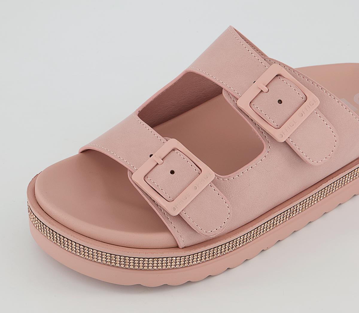 OFFICESwanky Embellished Sole Sandals OFFICESwanky Embellished Sole SandalsPink