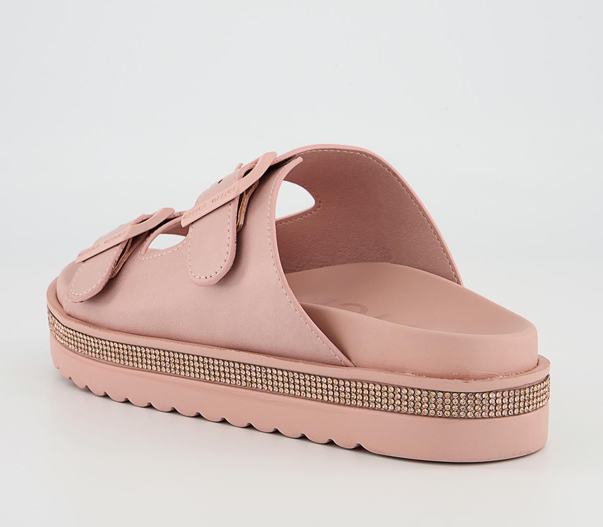 OFFICESwanky Embellished Sole Sandals OFFICESwanky Embellished Sole SandalsPink