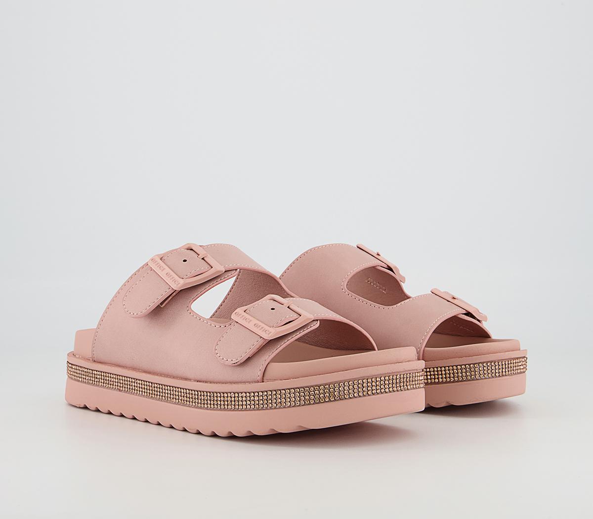 OFFICESwanky Embellished Sole Sandals OFFICESwanky Embellished Sole SandalsPink