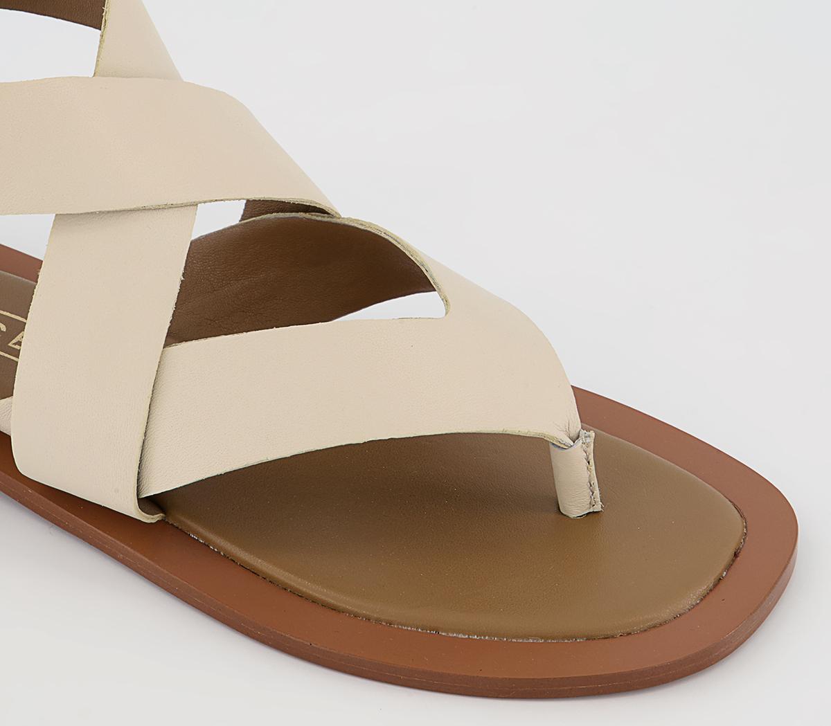 Office Sashay Toe Post Sandals Office Sashay Toe Post Sandals White Leather