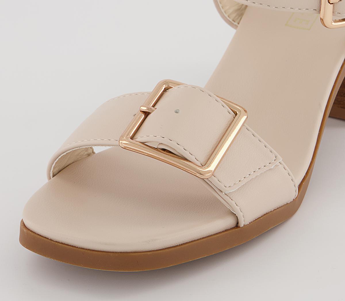 Office Manning Block Heel Sandals Office Manning Block Heel Sandals Off White