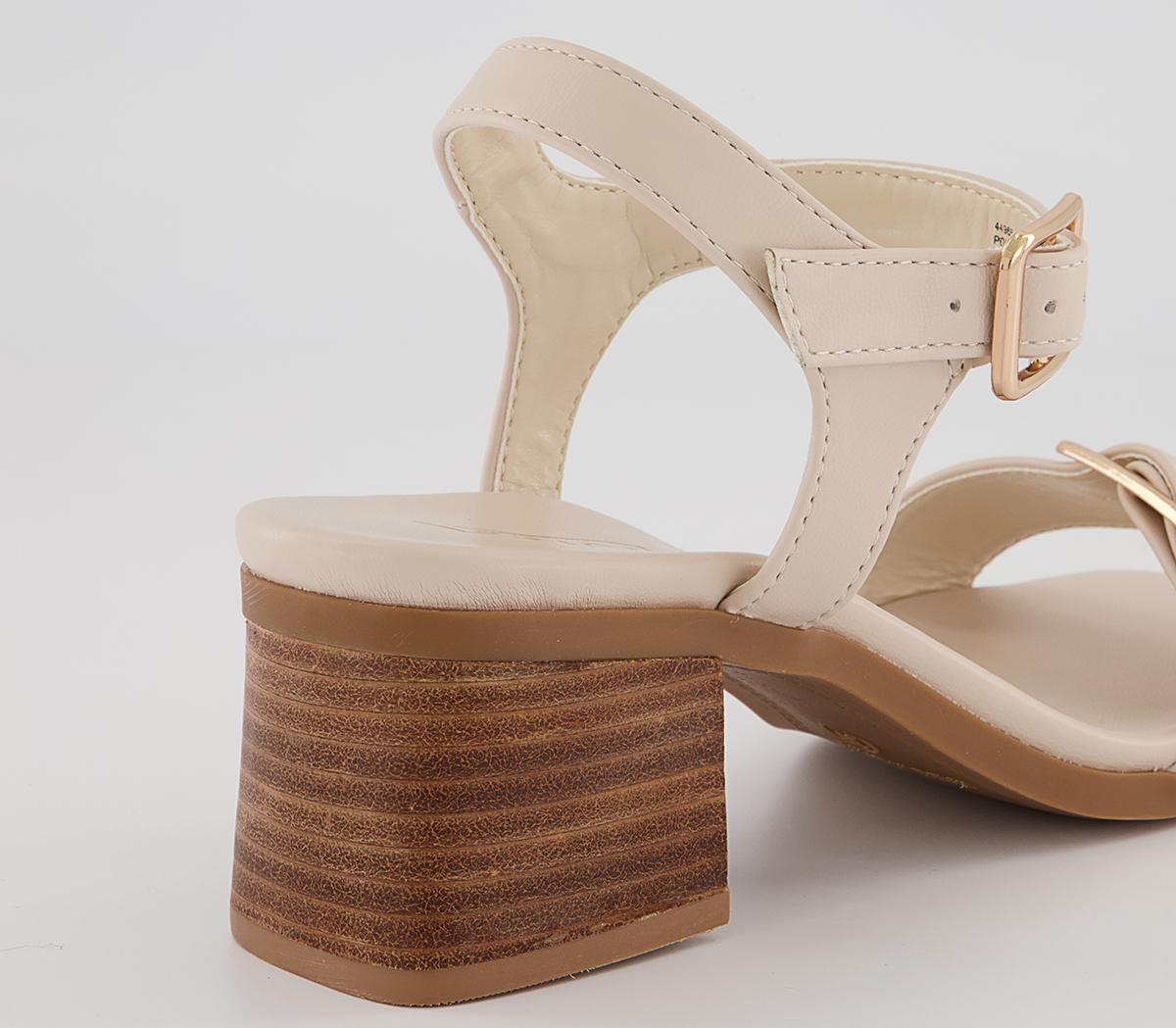 Office Manning Block Heel Sandals Office Manning Block Heel Sandals Off White