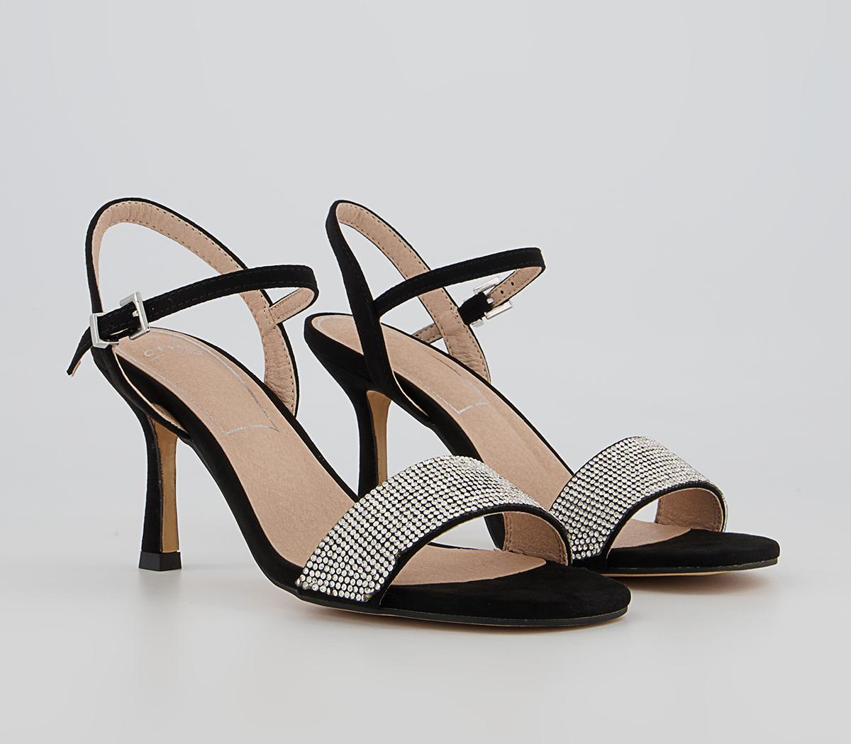 Office Miley Embellished Heeled Sandals Office Miley Embellished Heeled Sandals Black