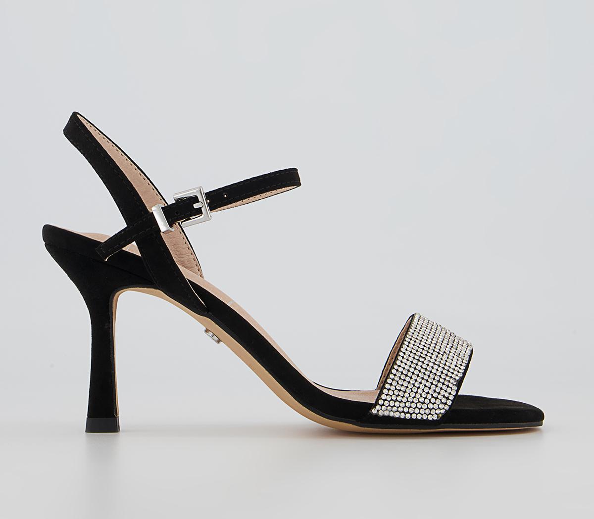 Office black strappy on sale sandals