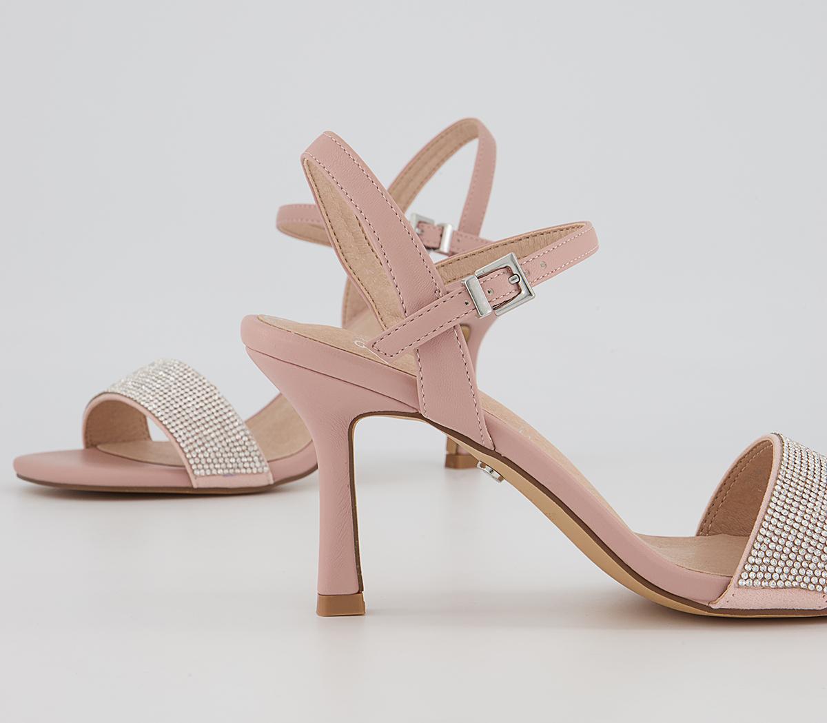 Office Miley Embellished Heeled Sandals Office Miley Embellished Heeled Sandals Nude