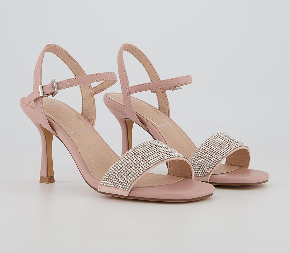 Office Miley Embellished Heeled Sandals Office Miley Embellished Heeled Sandals Nude